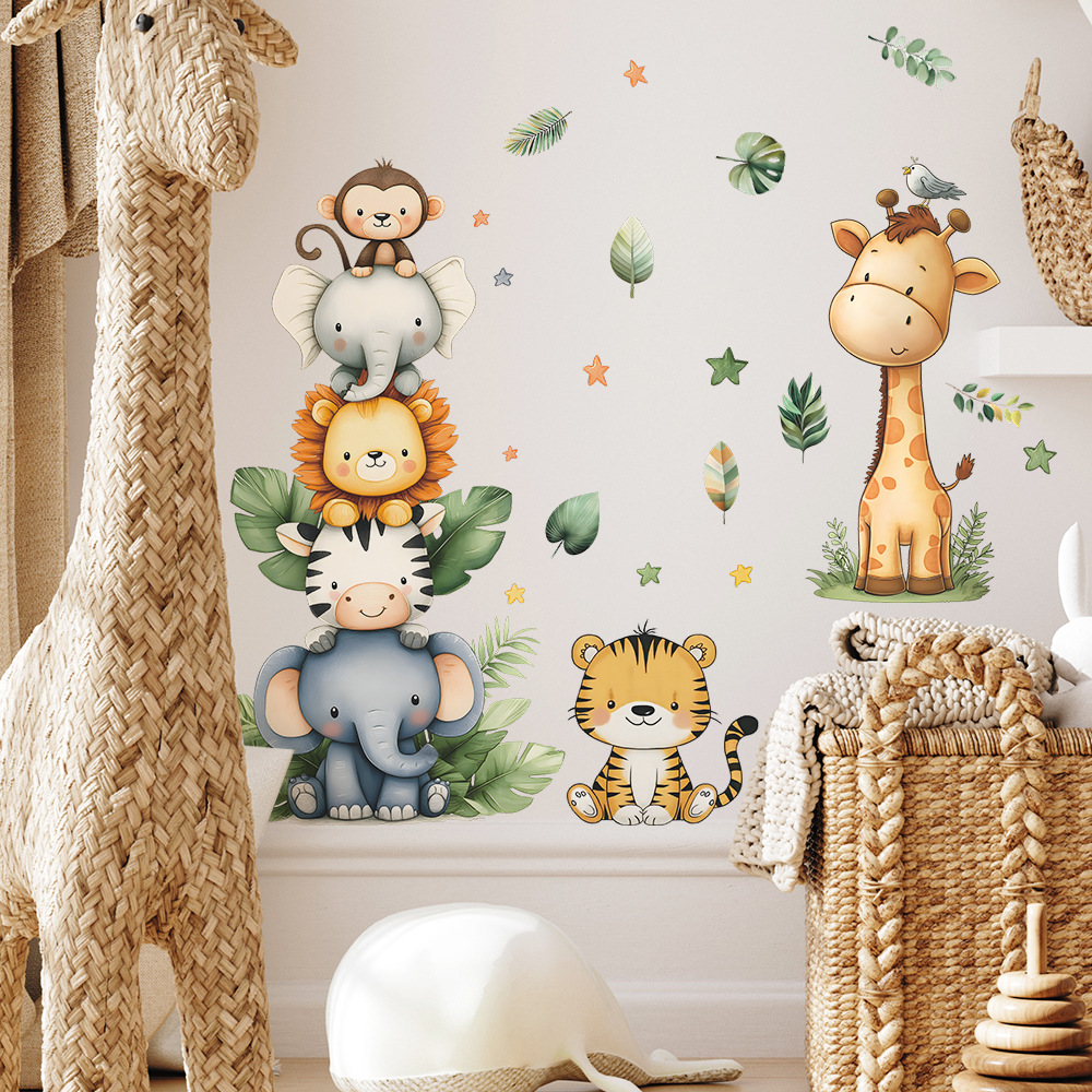 Boho Forest Animals Wall Stick - Baby Nursery Boy recension och pris