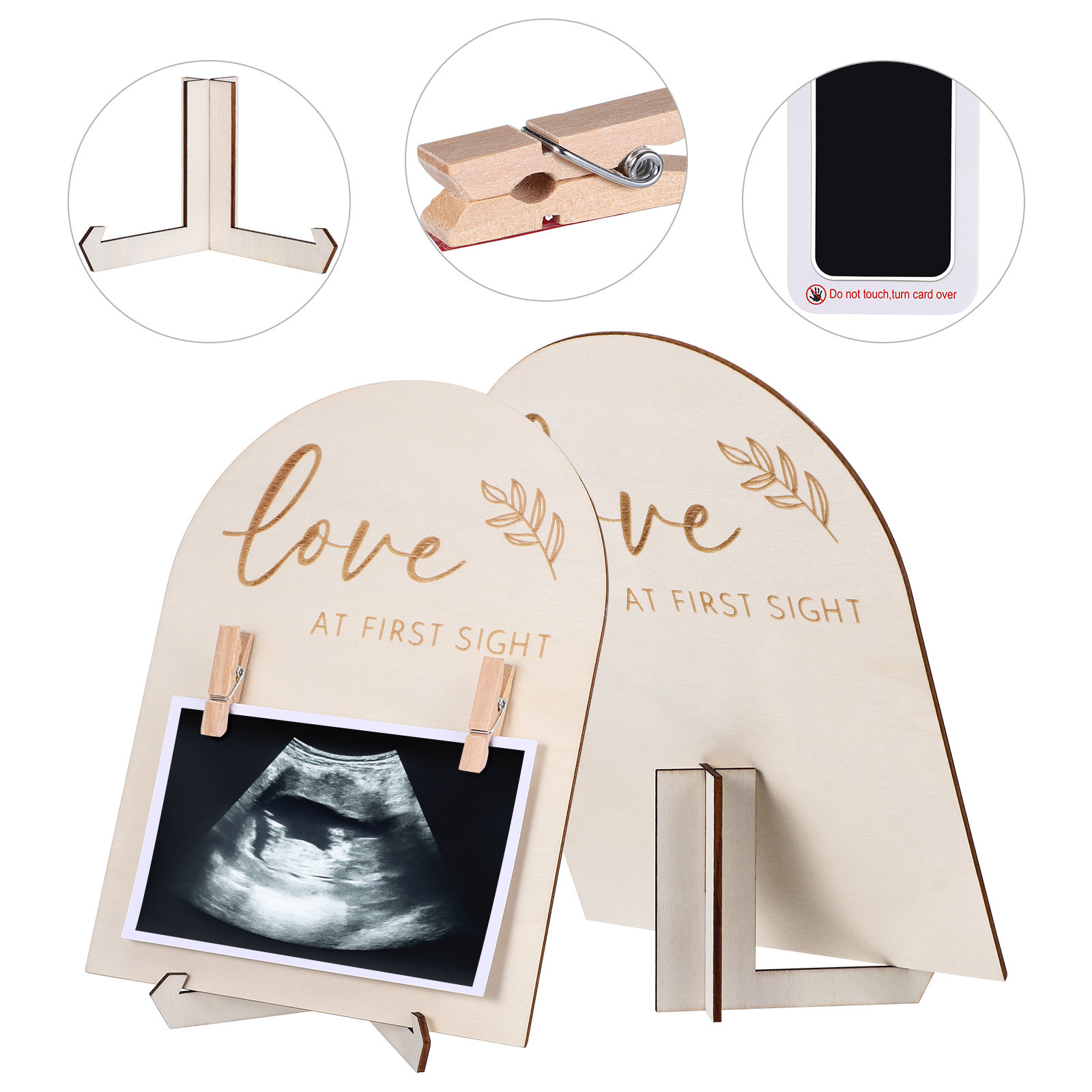 Wooden Baby Picture Frame Mult - Baby Nursery Frames recension och pris