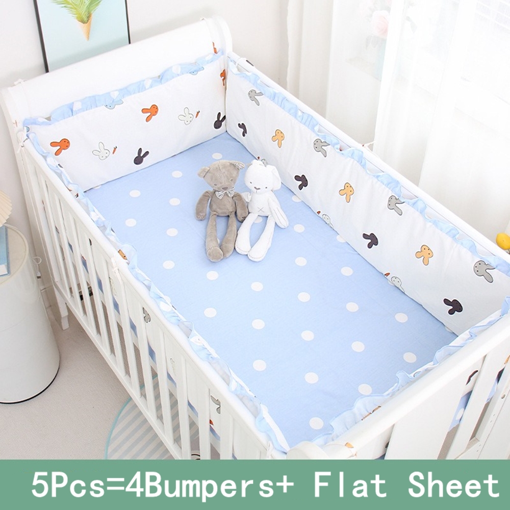 5Pcs Crib Bedding Set Girl Bab - Baby Nursery Boy recension och pris